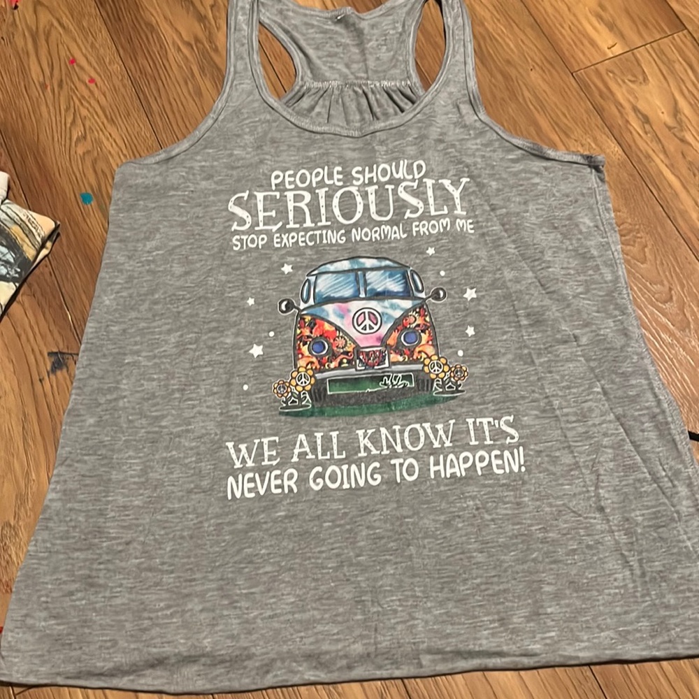 large tank top hippie